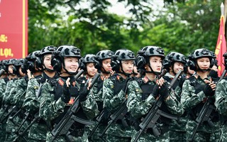 Học viện Cảnh sát nhân dân động viên cán bộ, nữ học viên tham gia tập luyện diễu binh, diễu hành