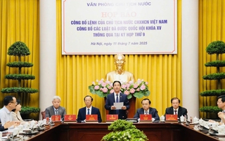 Công bố Lệnh của Chủ tịch nước về 9 Luật vừa được Quốc hội thông qua