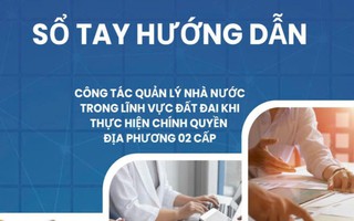 Ban hành "Sổ tay hướng dẫn công tác quản lý đất đai khi thực hiện chính quyền địa phương 2 cấp"