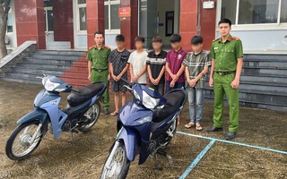 Bắt giữ nhóm trộm "nhí" gây ra hàng loạt vụ trộm xe máy liên tỉnh