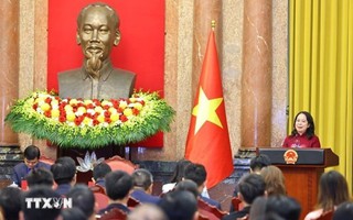 Phó Chủ tịch nước gặp mặt đại biểu tham gia Diễn đàn Trí thức trẻ Việt Nam toàn cầu lần thứ 6