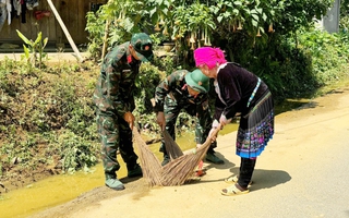 Bộ Chỉ huy quân sự Lai Châu nỗ lực hỗ trợ địa phương xây dựng nông thôn mới