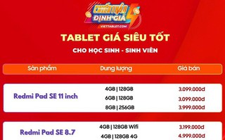Redmi Pad 2, Galaxy Tab S9, iPad Gen 11 đang có giá siêu tốt dịp năm học mới