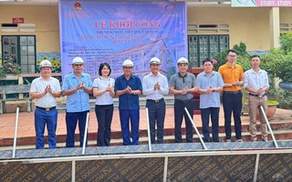 Khởi công xây dựng nhà ở bán trú cho học sinh vùng cao xã Dền Sáng
