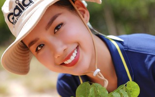 Hoa hậu Bảo Ngọc trồng cây ở Lâm Đồng, truyền tải thông điệp ứng phó biến đổi khí hậu