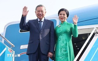 Tổng Bí thư Tô Lâm và Phu nhân lên đường thăm cấp Nhà nước Đại Hàn Dân Quốc