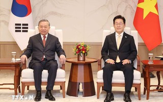 Tổng Bí thư Tô Lâm hội đàm với Tổng thống Hàn Quốc Lee Jae Myung
