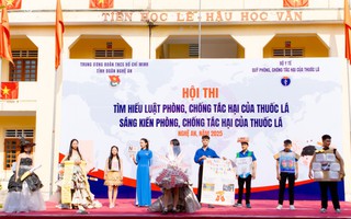 Phòng, chống tác hại của thuốc lá trong trường học: Tạo "lá chắn" bảo vệ học sinh