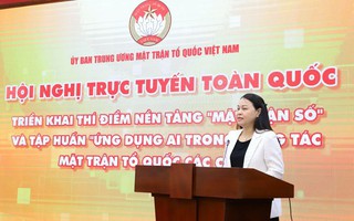 Triển khai thí điểm nền tảng "Mặt trận số" và tập huấn "Ứng dụng AI trong công tác Mặt trận Tổ quốc các cấp"