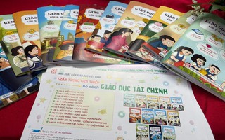 Lần đầu tiên có bộ sách giáo dục tài chính cho học sinh từ lớp 1 đến lớp 12