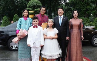 Lễ đón cấp Nhà nước Quốc vương Bhutan và Hoàng hậu thăm Việt Nam