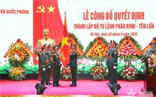 Công bố quyết định thành lập Bộ Tư lệnh Pháo binh-Tên lửa