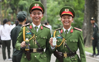Phút giải lao quý báu của các chiến sỹ ngày hợp luyện sự kiện A80