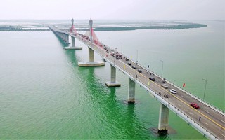 Tạm dừng lưu thông qua cầu Cửa Hội từ 6h ngày 25/8 để ứng phó bão số 5