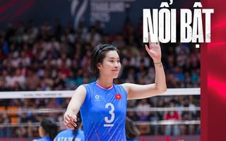 Đội trưởng Trần Thị Thanh Thúy của bóng chuyền nữ Việt Nam thi đấu ấn tượng trước đối thủ châu Âu