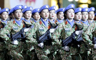 Những "bóng hồng" rạng ngời tại sơ duyệt Lễ kỷ niệm 80 năm Quốc khánh