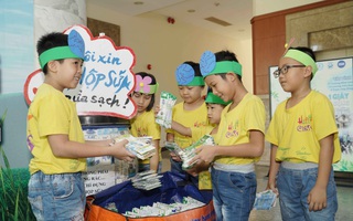 TPHCM: Học sinh hơn 600 trường mầm non, tiểu học thu gom, tái chế vỏ hộp giấy
