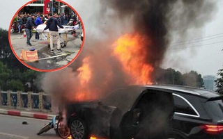 Vụ Mercedes gây tai nạn rồi bốc cháy ở Hà Nội: Cơ quan điều tra khởi tố vụ án