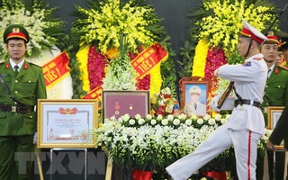 Tổ chức trọng thể Lễ tang 3 liệt sỹ hy sinh tại Đồng Tâm