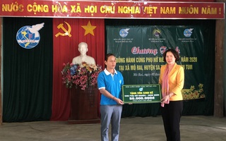 Phụ nữ Hà Nội "đồng hành cùng phụ nữ" các xã biên giới tỉnh Kon Tum