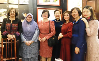 Giới thiệu hoạt động trọng tâm của Hội năm 2020 với Nhóm Phụ nữ Cộng đồng ASEAN tại Hà Nội 