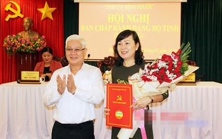 Nguyên Chủ tịch Hội LHPN Bình Phước giữ chức vụ Phó Bí thư Thường trực Tỉnh ủy