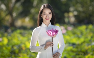 Top 10 Miss Photo Thạch Thảo và đam mê đặc biệt với áo dài
