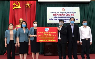 Hội LHPN Bắc Ninh tặng trên 2 tỉ đồng để chống dịch Covid-19 và cho phụ nữ có hoàn cảnh khó khăn

