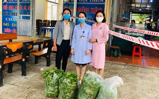 Thanh Hóa: Hỗ trợ gần 100 kg rau, củ cho bệnh viện phòng chống dịch Covid-19