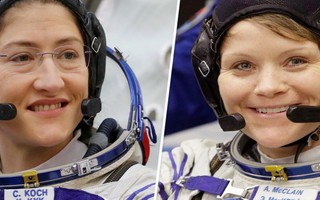 Lần đầu tiên nhóm bay thám hiểm vũ trụ chỉ gồm 2 nữ phi hành gia