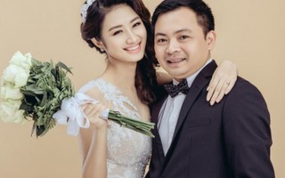 Hoa hậu Thu Ngân tung ảnh cưới với chú rể hơn 19 tuổi 