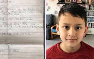 Bé trai viết thư xin Thủ tướng Hà Lan hỗ trợ giải cứu đội bóng nhí Thái Lan