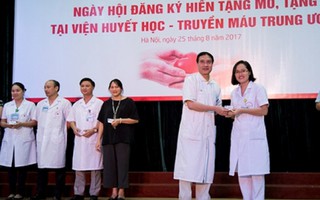 Gần 500 nhân viên y tế đăng ký hiến mô tạng