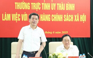 Tỉnh ủy Thái Bình cùng NHCSXH tháo gỡ khó khăn cho người chăn nuôi