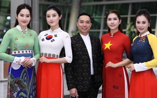 Trình diễn bộ sưu tập áo dài 'Hàn Quốc' trong chương trình giao lưu văn hóa Việt - Hàn 