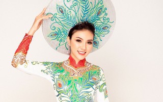 Áo dài Việt Nam đoạt giải tại Hoa hậu Du lịch Quốc tế 2018