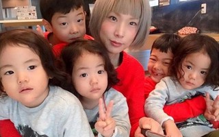 Bộ ảnh dễ thương của bà mẹ 5 con hot nhất Nhật Bản