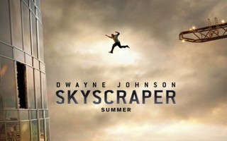 The Rock đu người trên không trong phim bom tấn "Skyscraper"