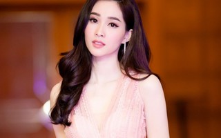 Hoa hậu Đặng Thu Thảo diện đầm mỏng manh trong trời đông Hà Nội