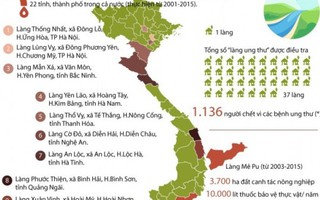 Làng ung thư nào ô nhiễm nặng nhất Việt Nam