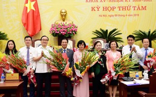 4 chức danh Trưởng, Phó các ban HĐND thành phố Hà Nội vừa được kiện toàn có 2 nữ
