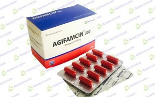 Đình chỉ lưu hành thuốc viên nang cứng Agifamcin 300mg 