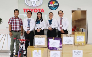 Nhiều vật phẩm được đại lý Toyota Việt Nam trao tặng Mottainai 2019