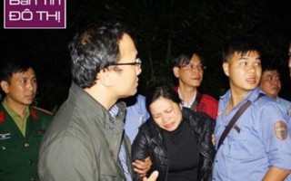 Vợ phó tàu hỏa khóc ngất, không tin chồng đã tử nạn 