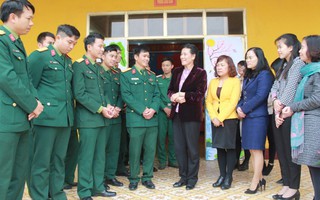 TƯ Hội LHPN Việt Nam chúc Tết Tiểu đoàn Phủ Thông và Bình Ca 