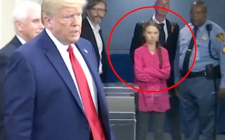 Greta Thurnberg bị chặn để nhường đường cho Tổng thống Trump