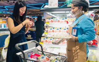 Sữa chua vinamilk có mặt tại siêu thị thông minh Hema của Trung Quốc