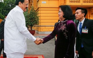 Phó Chủ tịch nước hội đàm với Phó Tổng thống Ấn Độ