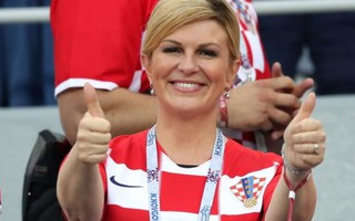 Nữ tổng thống truyền cảm hứng cho đội tuyển Croatia trong World Cup 2018
