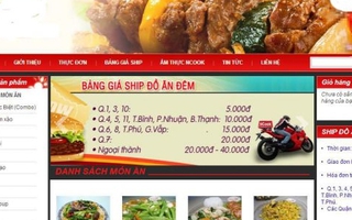 Đồ ăn bán online: 'Tiện bất cập hại'